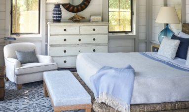 coastal chic bedroom