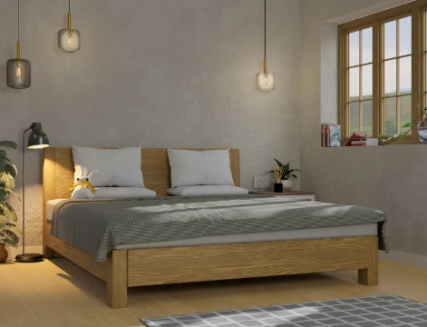 scandi look bedroom