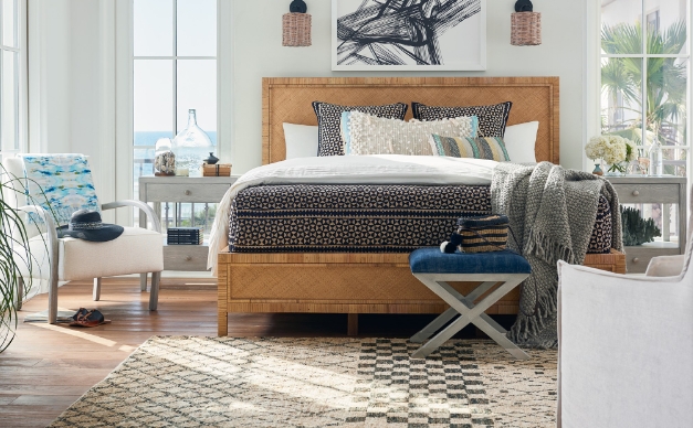 coastal platform bed queen