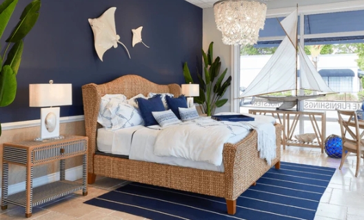 coastal king bed