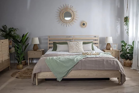 queen bed frame scandinavian