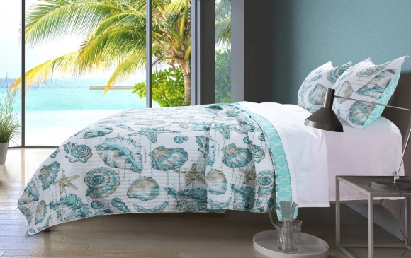 seaside themed bedding