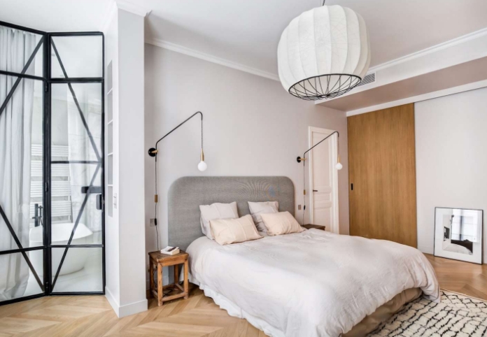 scandinavian modern bedroom