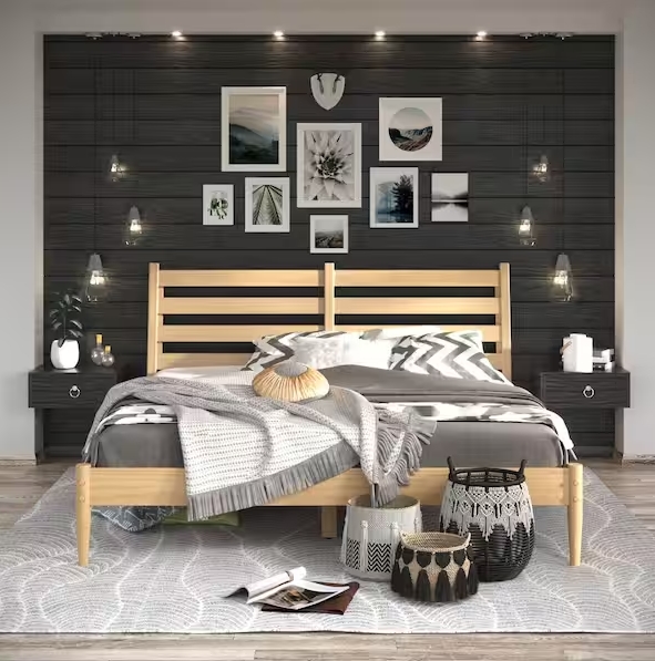 king size scandinavian bed