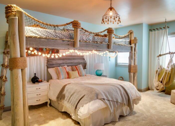 beach themed bedroom