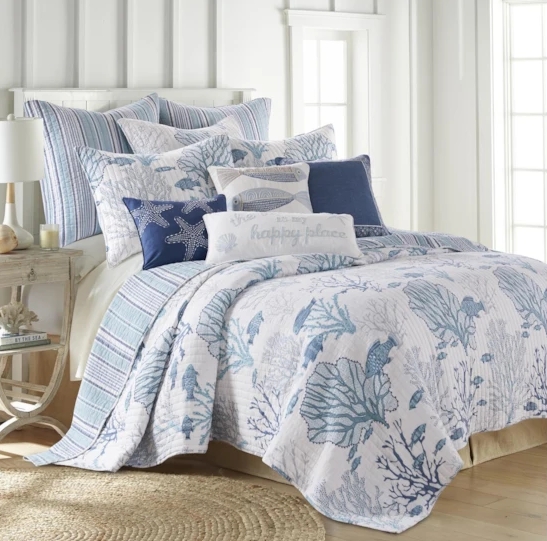 beach themed bed linen