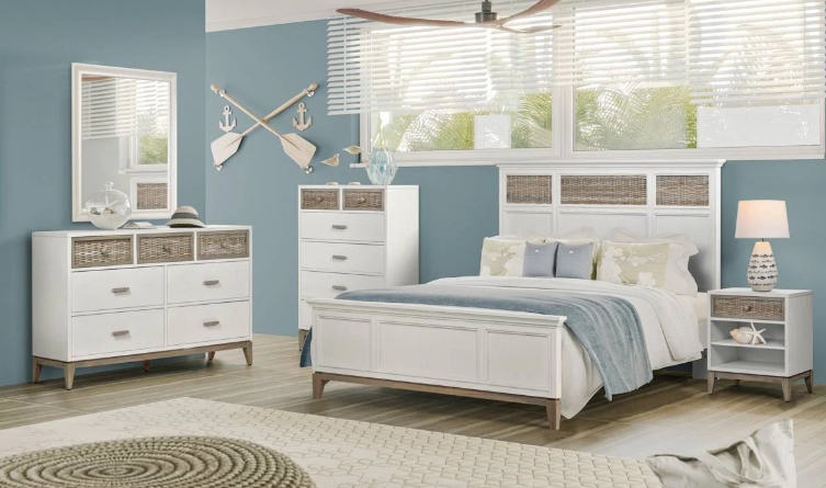 coastal queen bedroom sets