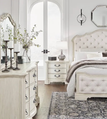 coastal bedrooms with white furniture