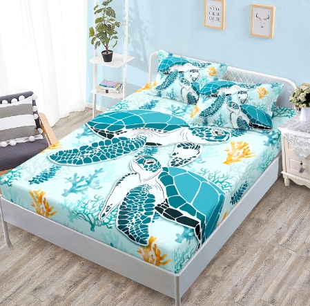 beach style queen bed