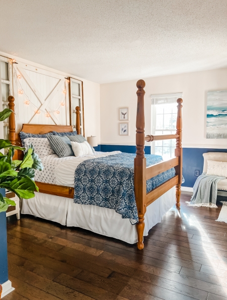 coastal blue bedroom