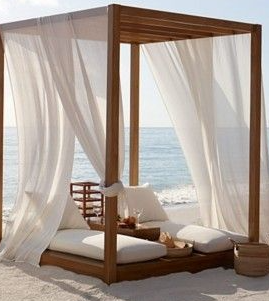 coastal four poster bed