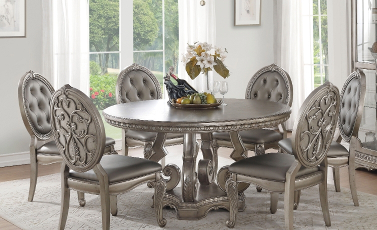 round pedestal dining table