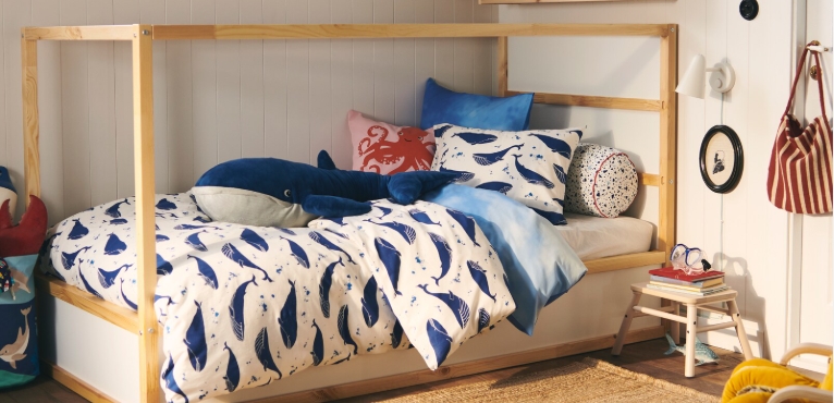 nautical inspired bedding